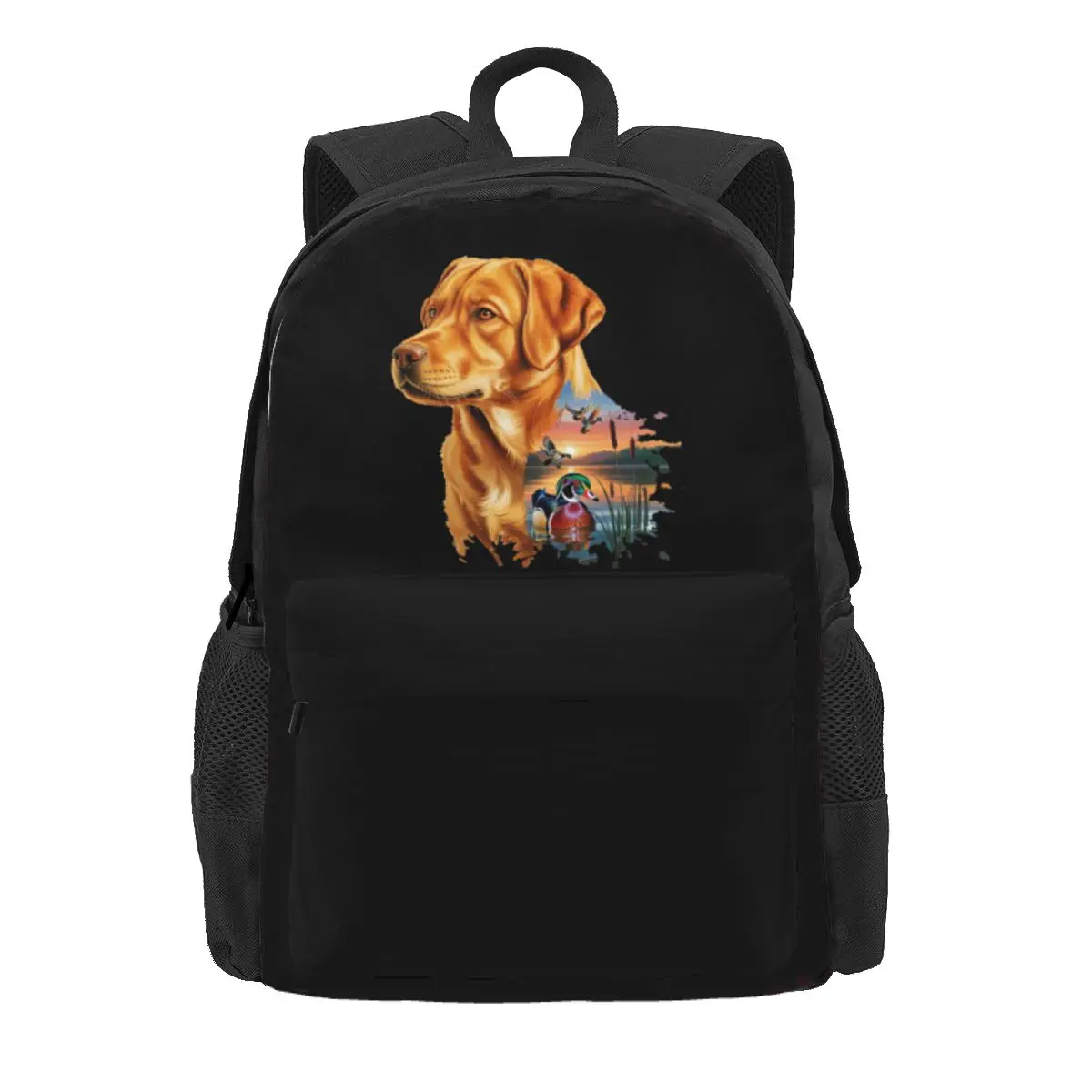 Fox Red Labrador And Wood Duck Sunrise Backpack Daypack Large Capacity Children BookBag School Bag Shoulder Bags for Men Women
Fox Red Labrador And Wood Duck Sunrise Backpack Daypack Large Capacity Children BookBag School Bag Shoulder Bags for Men Women