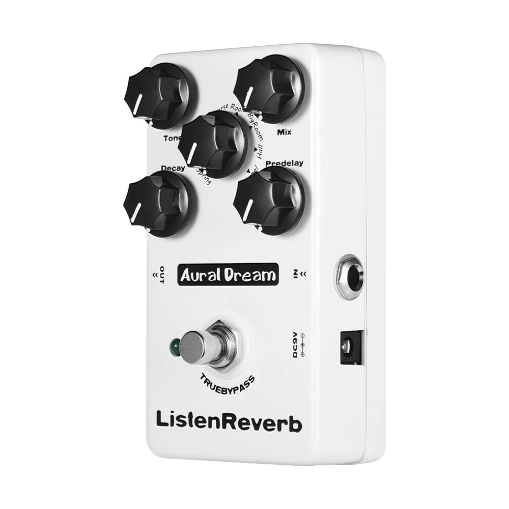 Aural Dream Listen Reverb Guitar Effect Pedal with 8 Effects True Bypass Guitar Pedals
Aural Dream Listen Reverb Guitar Effect Pedal with 8 Effects True Bypass Guitar Pedals