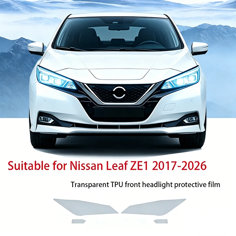 Fit for Nissan Leaf ZE1 2017-2026 Transparent Smoked Black TPU Front Headlight Protective Film Anti-Scratch Waterproof Vinyl Cov
Fit for Nissan Leaf ZE1 2017-2026 Transparent Smoked Black TPU Front Headlight Protective Film Anti-Scratch Waterproof Vinyl Cov