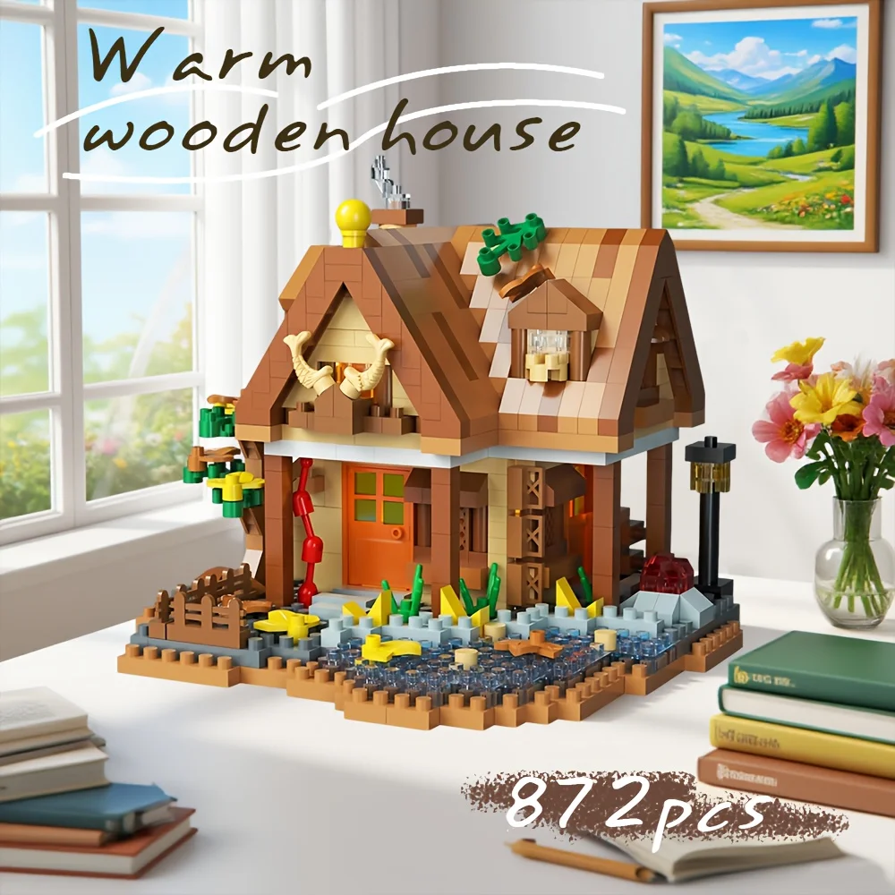 Набор Forest House 872-Инструменты для снятия стресса, строительные блоки, элегантная подарочная упаковка, мини-архитектурное украшение, подарок
Набор Forest House 872-Инструменты для снятия стресса, строительные блоки, элегантная подарочная упаковка, мини-архитектурное украшение, подарок