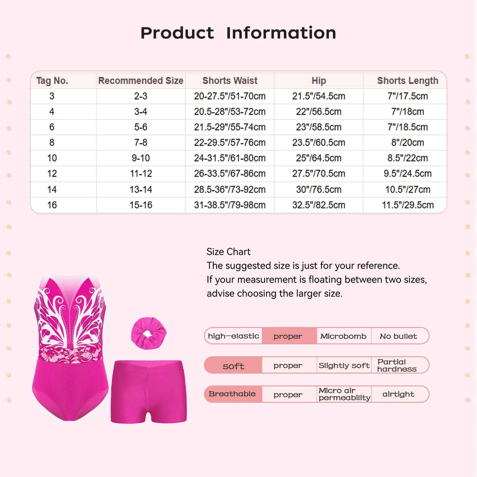 3Pcs Kids Girls Shiny Rhinestones Ballet Leotard with Waistband Shorts And Headwear for Gymnastics Ballet Dance Figure Skating
3Pcs Kids Girls Shiny Rhinestones Ballet Leotard with Waistband Shorts And Headwear for Gymnastics Ballet Dance Figure Skating