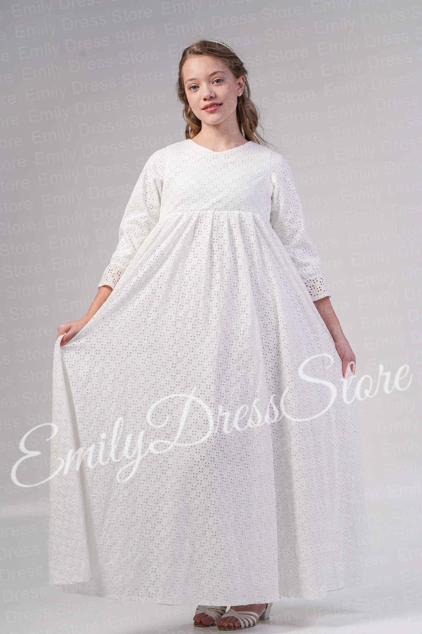 Customized Bridesmaid Flower Girl Dress For Wedding Milk Lace 3/4 Sleeves O-neck Puffy Kids Baby Birthday First Communion Gown
Customized Bridesmaid Flower Girl Dress For Wedding Milk Lace 3/4 Sleeves O-neck Puffy Kids Baby Birthday First Communion Gown