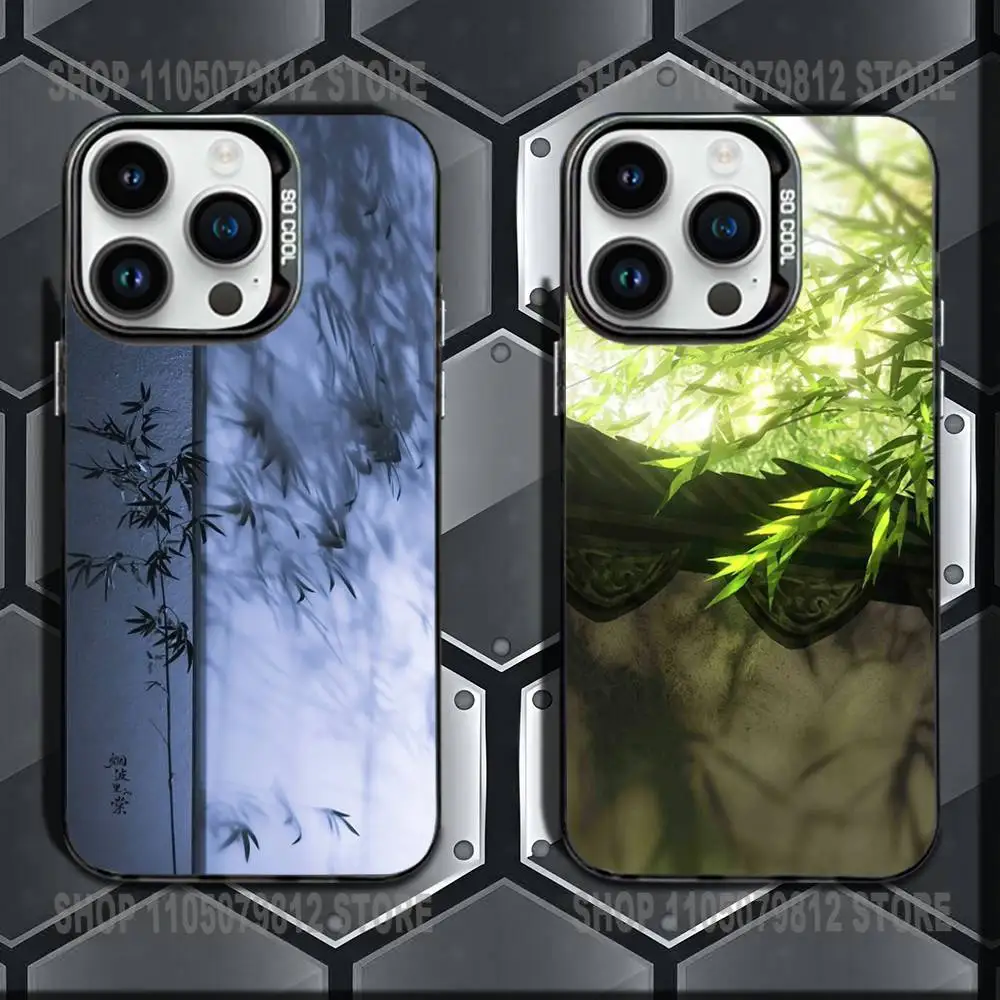 Chinese Style Green Bamboo Phone Case For iPhone 16,15,14,13,12,11,Mini,Pro,E,MAX Black Candy Matte Shockproof Cover
Chinese Style Green Bamboo Phone Case For iPhone 16,15,14,13,12,11,Mini,Pro,E,MAX Black Candy Matte Shockproof Cover