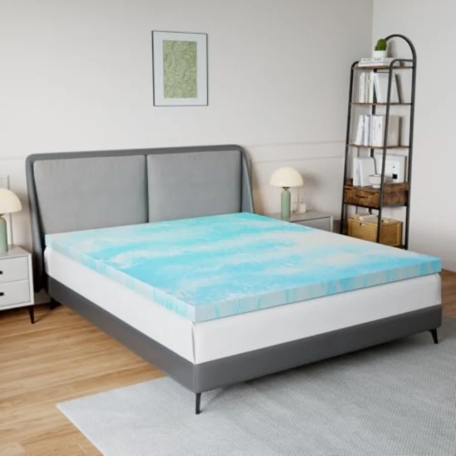 Mattress Topper Size - Cooling Memory Foam Mattress Topper Slow-Rebound Pressure Relief Soft Comfort
Mattress Topper Size - Cooling Memory Foam Mattress Topper Slow-Rebound Pressure Relief Soft Comfort