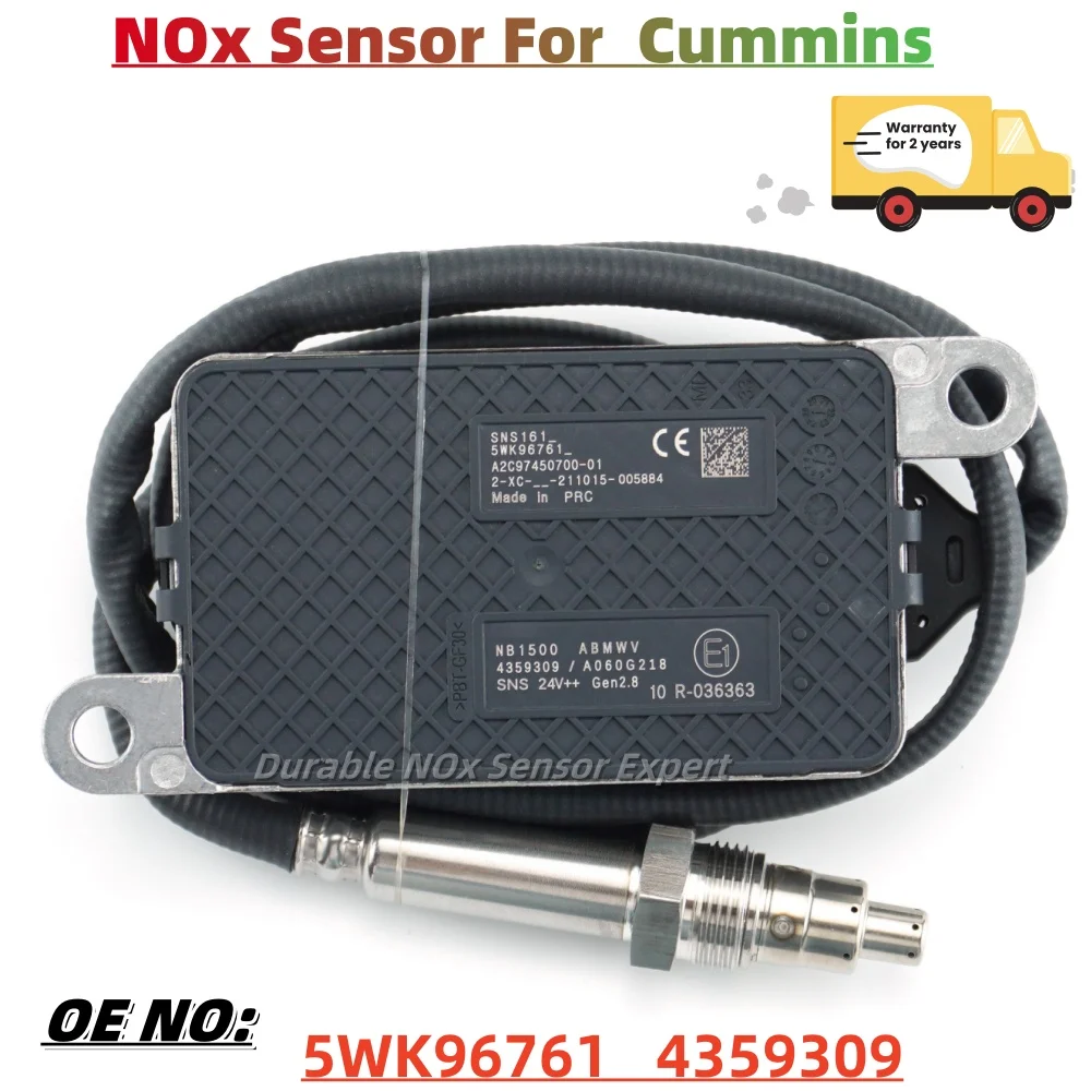 4359309 5WK96761 New Nitrogen Oxide Sensor Nox Sensor 5WK9 6761 for CUMMINS Engine Truck Spare Parts 24V
4359309 5WK96761 New Nitrogen Oxide Sensor Nox Sensor 5WK9 6761 for CUMMINS Engine Truck Spare Parts 24V
