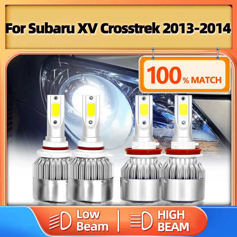 Canbus Led Headlight Bulbs H11 9005 HB3 High Low Beam Car Light 40000LM Turbo Lamps 12V 6000K For Subaru XV Crosstrek 2013 2014
Canbus Led Headlight Bulbs H11 9005 HB3 High Low Beam Car Light 40000LM Turbo Lamps 12V 6000K For Subaru XV Crosstrek 2013 2014