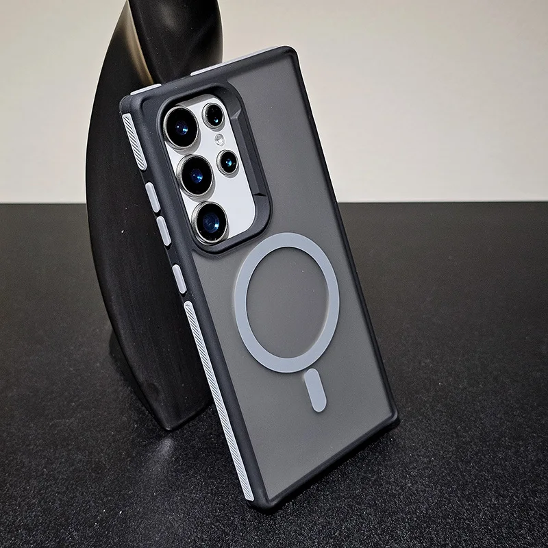 Matte Armor Dual Protection Magnetic Magsafe Hard Phone Case for Samsung S24 S23 S22 Plus Ultra Wireless Charge Cover
Matte Armor Dual Protection Magnetic Magsafe Hard Phone Case for Samsung S24 S23 S22 Plus Ultra Wireless Charge Cover
