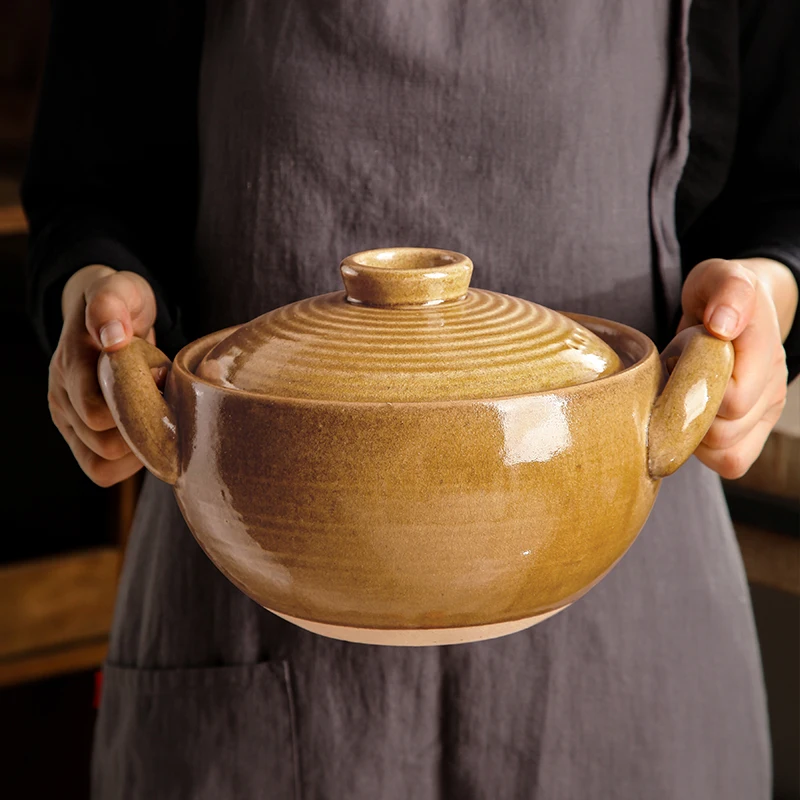 Coarse pottery soil soup casserole porridge stew ceramic household gas stove suitable
Coarse pottery soil soup casserole porridge stew ceramic household gas stove suitable