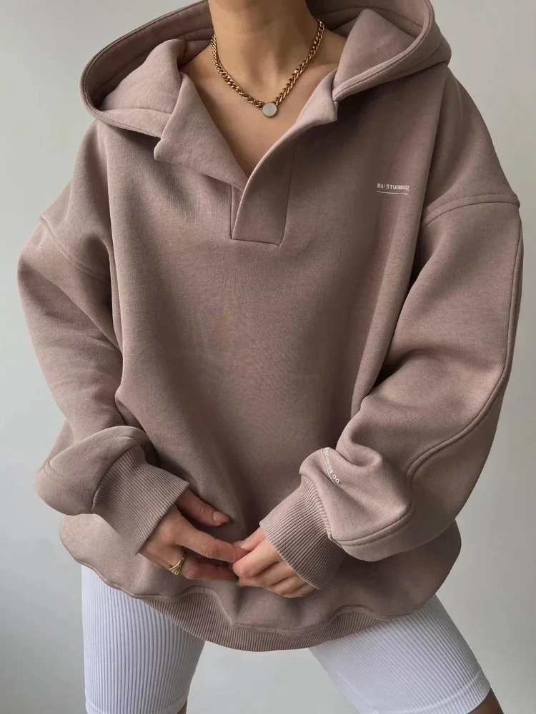 Fashion Women Hoodie Autumn Winter Thick Warm Women's Sweatshirt Harajuku Oversized Loose Hooded Pullover Coat Y2k Clothes 
Fashion Women Hoodie Autumn Winter Thick Warm Women's Sweatshirt Harajuku Oversized Loose Hooded Pullover Coat Y2k Clothes