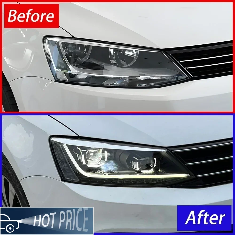 Автоматическая фара для VW Jetta Sagitar 2012-2018, автомобильные фары в сборе, обновление Magotan B8, дизайн, светодиодные линзы проектора, аксессуары
Автоматическая фара для VW Jetta Sagitar 2012-2018, автомобильные фары в сборе, обновление Magotan B8, дизайн, светодиодные линзы проектора, аксессуары