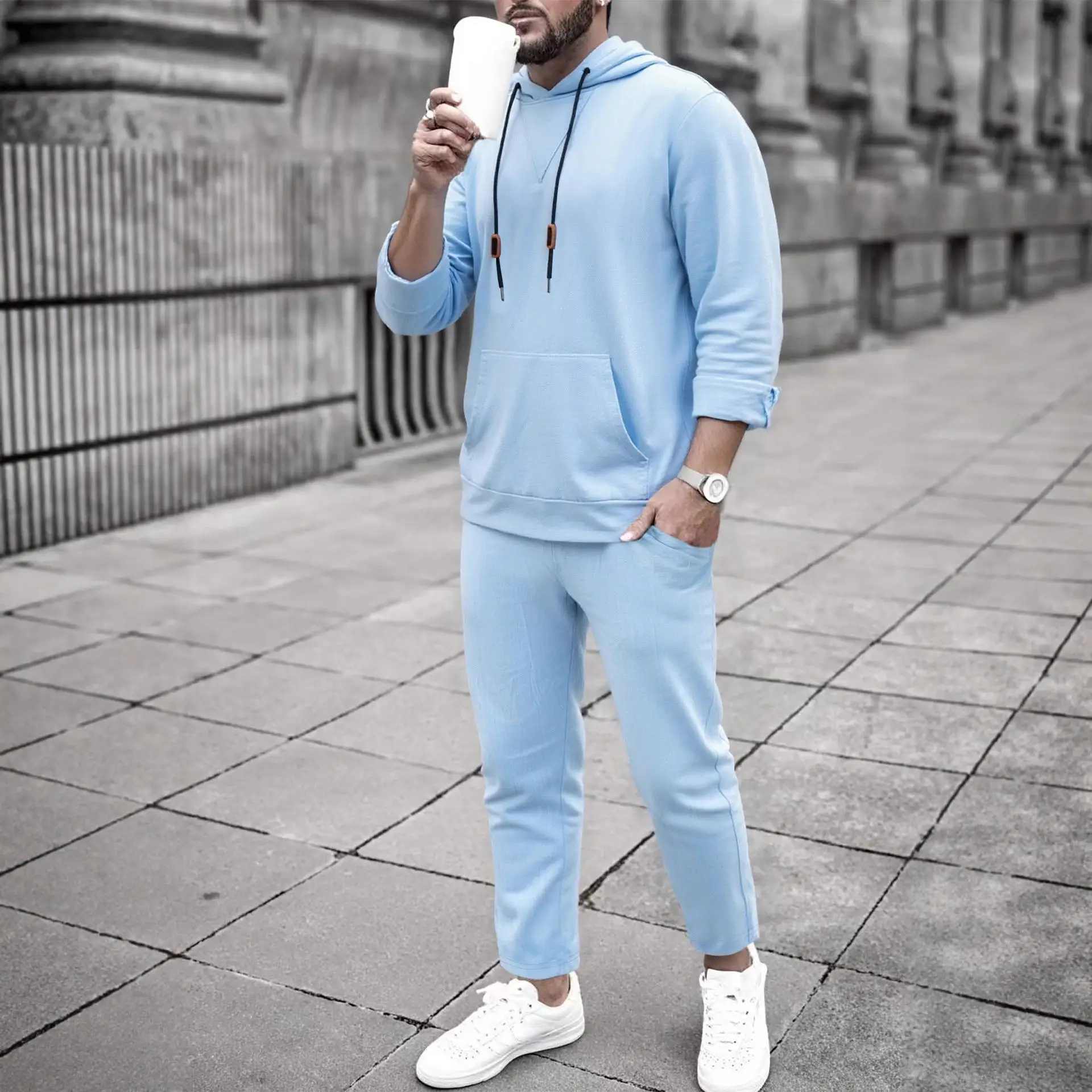 Unisex Linen Hooded Sweatshirt Short Sleeve Long Pants Autumn Casual Sportswear Comfortable Breathable Eco-Friendly Linen Mat...
Unisex Linen Hooded Sweatshirt Short Sleeve Long Pants Autumn Casual Sportswear Comfortable Breathable Eco-Friendly Linen Mat...
