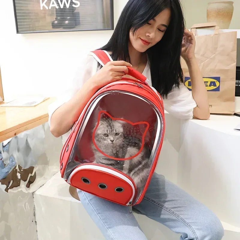 Прозрачная сумка для кошек, 2024, портативная сумка для домашних животных, космическая капсула, дышащий удобный рюкзак с двойным плечом для щенков и кошек
Прозрачная сумка для кошек, 2024, портативная сумка для домашних животных, космическая капсула, дышащий удобный рюкзак с двойным плечом для щенков и кошек