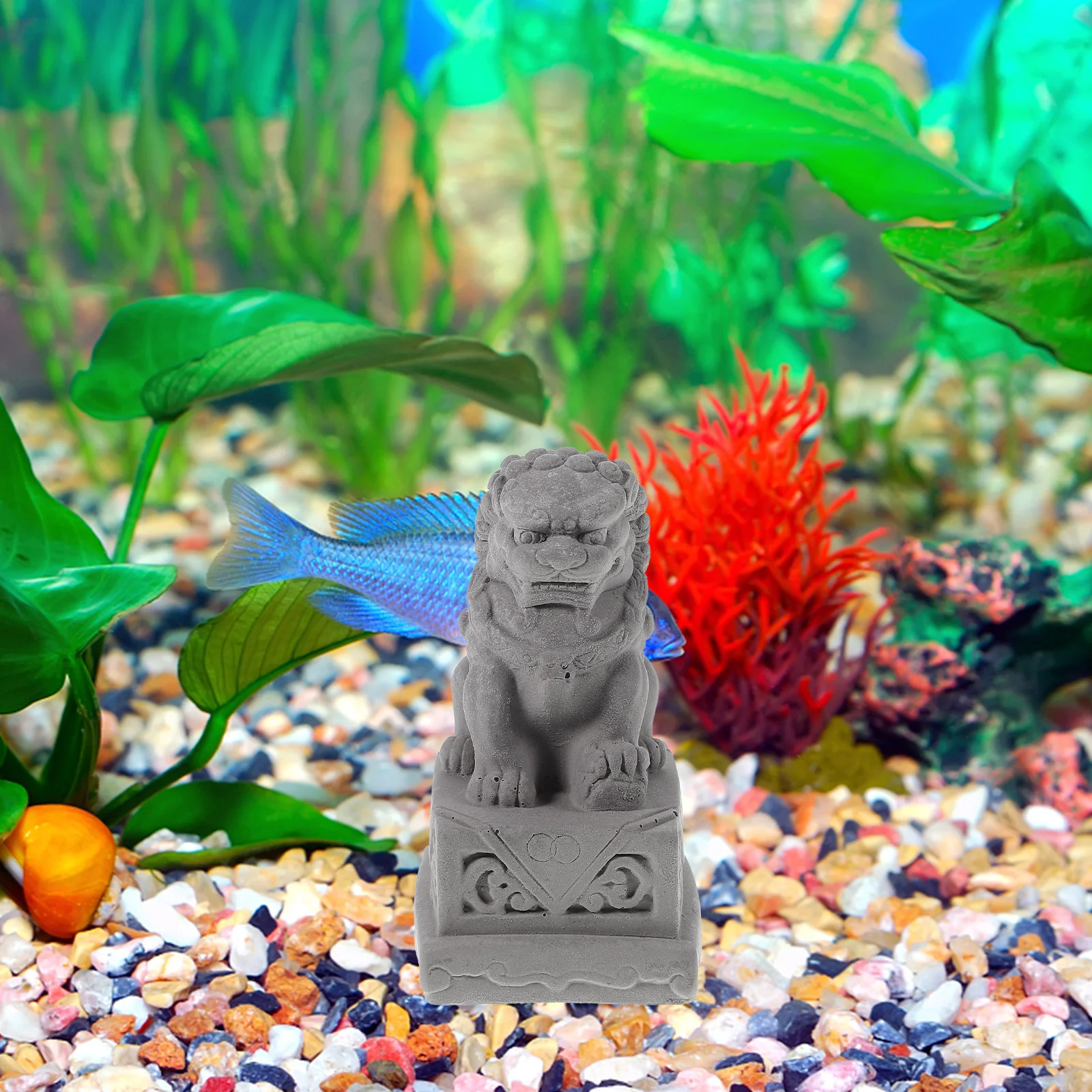 2Pcs Fish Tank Cement Lion Ornament Durable Stone Lion Statue Mini Desktop Decoration Aquarium Home Adorn
2Pcs Fish Tank Cement Lion Ornament Durable Stone Lion Statue Mini Desktop Decoration Aquarium Home Adorn