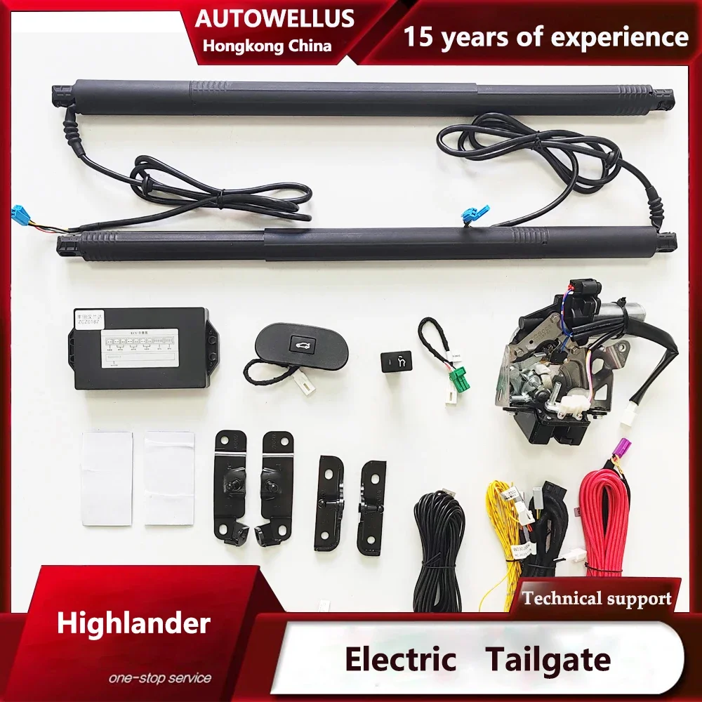 For Toyota Highlander The original mechanical lifting trunk door of the electric tailgate was converted into a power operated
For Toyota Highlander The original mechanical lifting trunk door of the electric tailgate was converted into a power operated