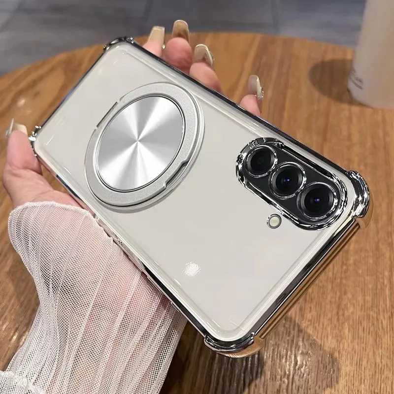 Phone case Soft Transparent For Samsung Galaxy A56 Ring Magnetic Shockproof Protective Back Cover For Samsung A56 A36 A26 A16 06
Phone case Soft Transparent For Samsung Galaxy A56 Ring Magnetic Shockproof Protective Back Cover For Samsung A56 A36 A26 A16 06