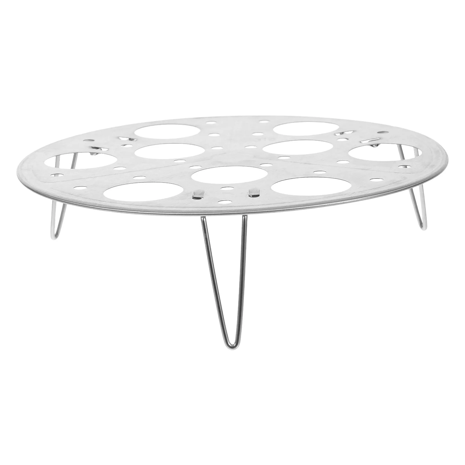 9 Hole 304 Stainless Steel Steamed Rack Reusable Tray Wok Stand Tool Elevated Design Boiling Eggs Safe High
9 Hole 304 Stainless Steel Steamed Rack Reusable Tray Wok Stand Tool Elevated Design Boiling Eggs Safe High