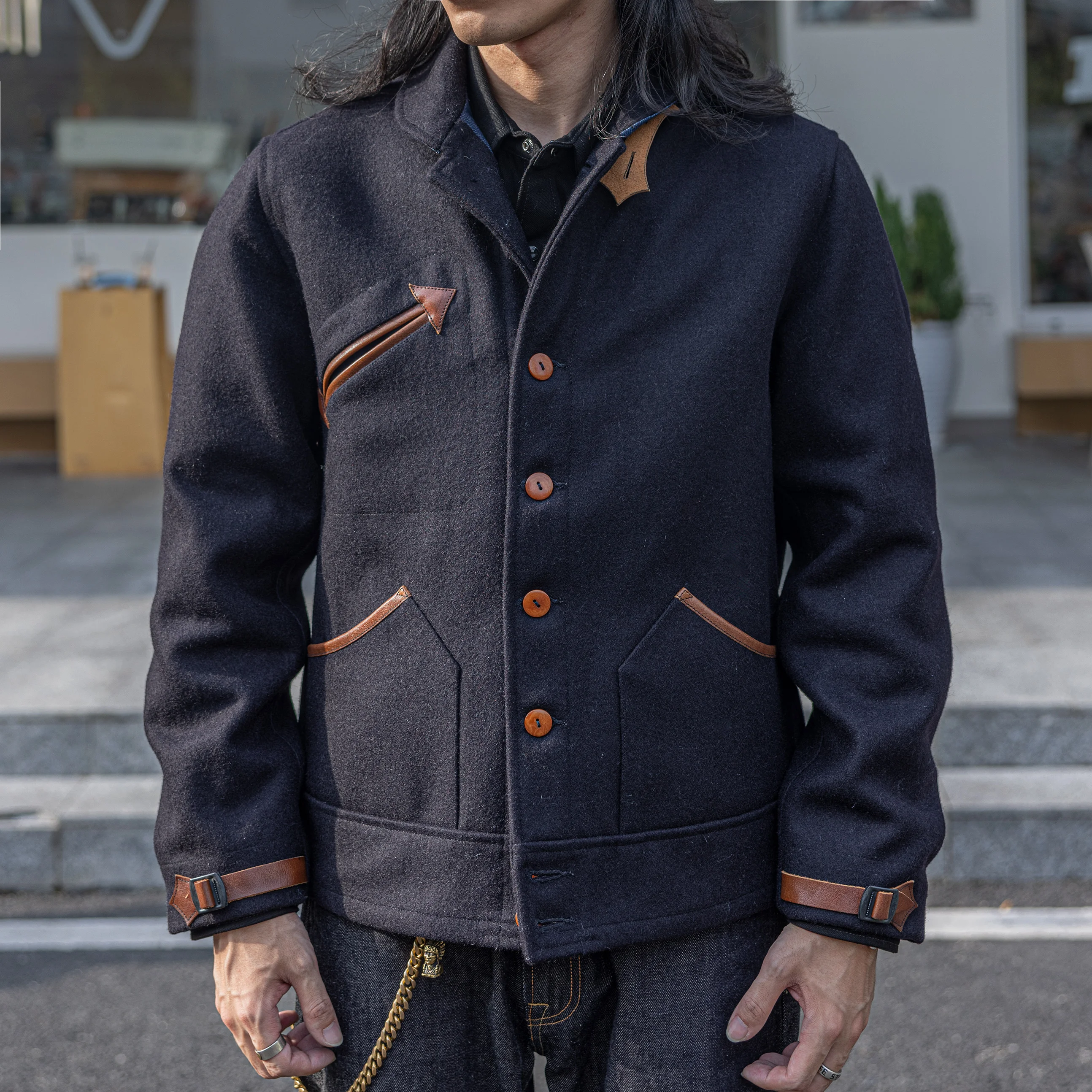 MF-0004 Высококачественная куртка большого размера 660 GSM 50% Troy Mmills Одеяло Шерстяное стильное пальто для железнодорожных подрядчиков
MF-0004 Высококачественная куртка большого размера 660 GSM 50% Troy Mmills Одеяло Шерстяное стильное пальто для железнодорожных подрядчиков