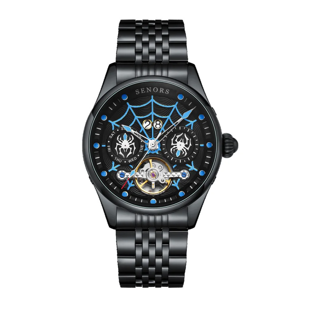 Automatic Mechanical Self Winding Dress Stainless Steel Waterproof Luminous Skeleton Watch
Automatic Mechanical Self Winding Dress Stainless Steel Waterproof Luminous Skeleton Watch