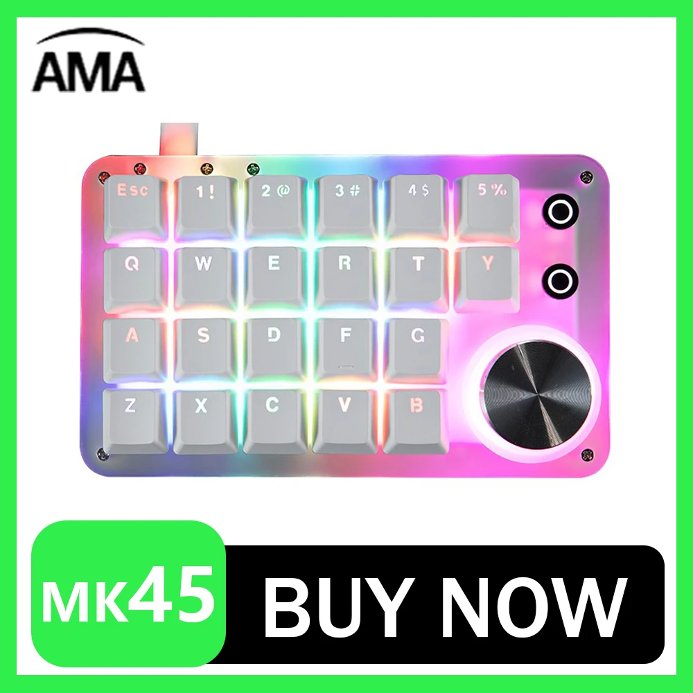 Механическая мини-клавиатура G50 Mk45, программируемая клавиатура с нумером и ручкой, RGB, эргономичные аксессуары, дизайн для рисования, офисные подарки
Механическая мини-клавиатура G50 Mk45, программируемая клавиатура с нумером и ручкой, RGB, эргономичные аксессуары, дизайн для рисования, офисные подарки