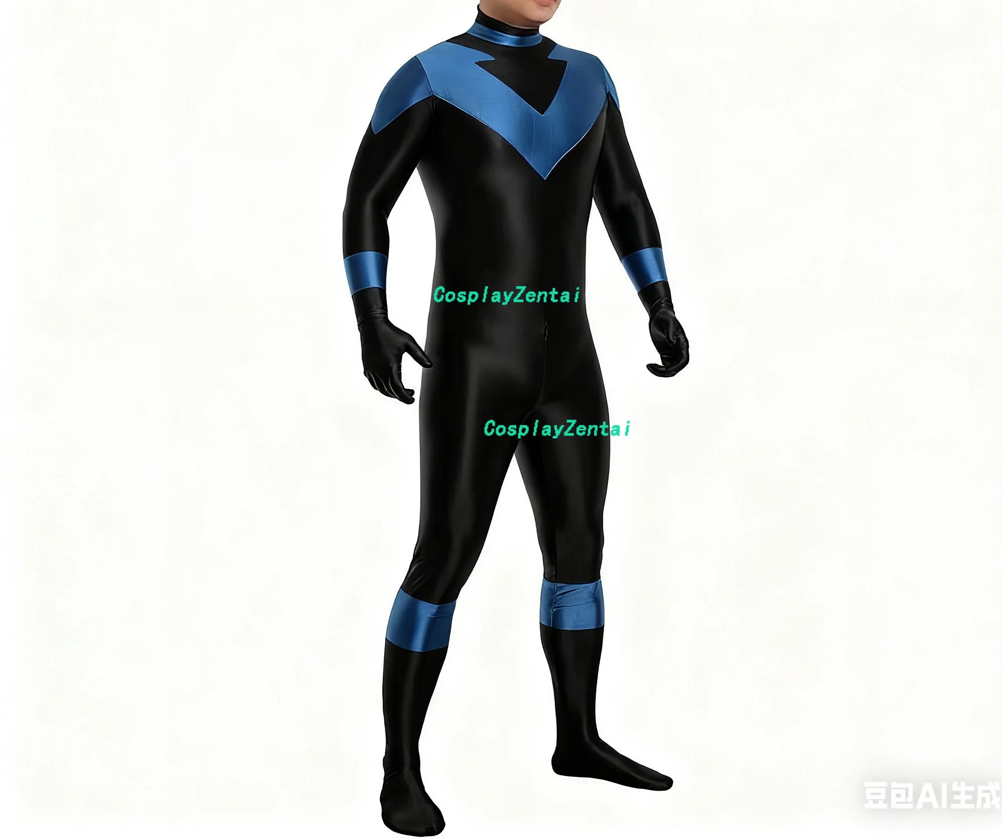 Nightwing Cosplay Halloween Costumes Shiny Smooth Adult High Quality Spandex Zentai Bodysuits Cosplay Costume Woman/Men Zentai
Nightwing Cosplay Halloween Costumes Shiny Smooth Adult High Quality Spandex Zentai Bodysuits Cosplay Costume Woman/Men Zentai
