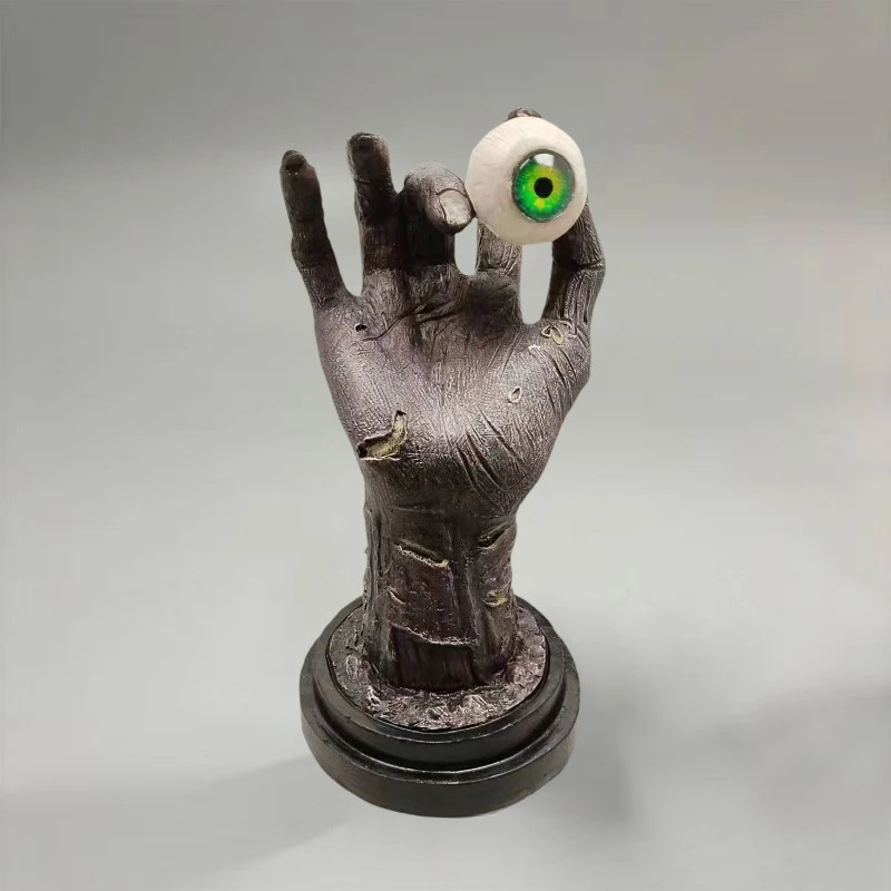 Gothic Dark Wind Undead Wizard Devil's Hand Eye Halloween Haunted House Desktop Ornament Living Room Home Decor Accessories
Gothic Dark Wind Undead Wizard Devil's Hand Eye Halloween Haunted House Desktop Ornament Living Room Home Decor Accessories