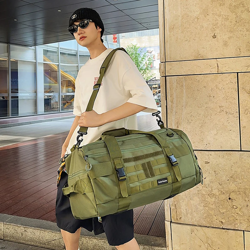 Men'S Gym Sports Bag Fitness Oxford Travel Tote Luggage Large Capacity Tactics Shoe Pocket Handbag Dry-Wet Separation Bag Woman
Men'S Gym Sports Bag Fitness Oxford Travel Tote Luggage Large Capacity Tactics Shoe Pocket Handbag Dry-Wet Separation Bag Woman