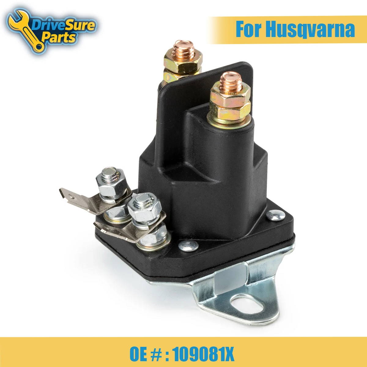 109081X Starter Solenoid Switch For Husqvarna Starter Sear 435-103
109081X Starter Solenoid Switch For Husqvarna Starter Sear 435-103