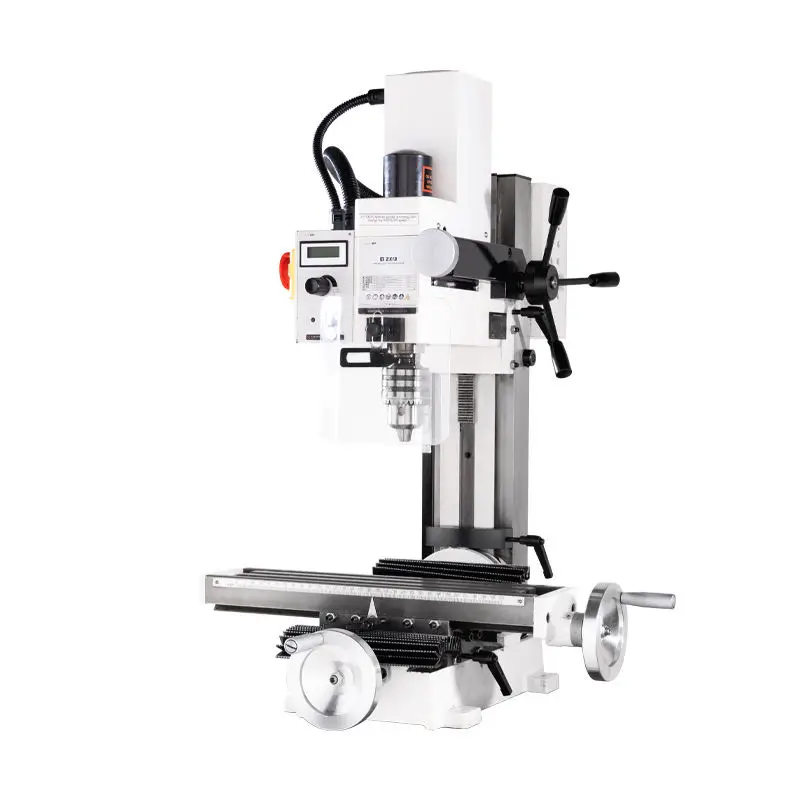 Small DIY Desktop Benchtop Tool Multi-Functional High Precision Mini Drill Milling Machine Manual Milling Machine