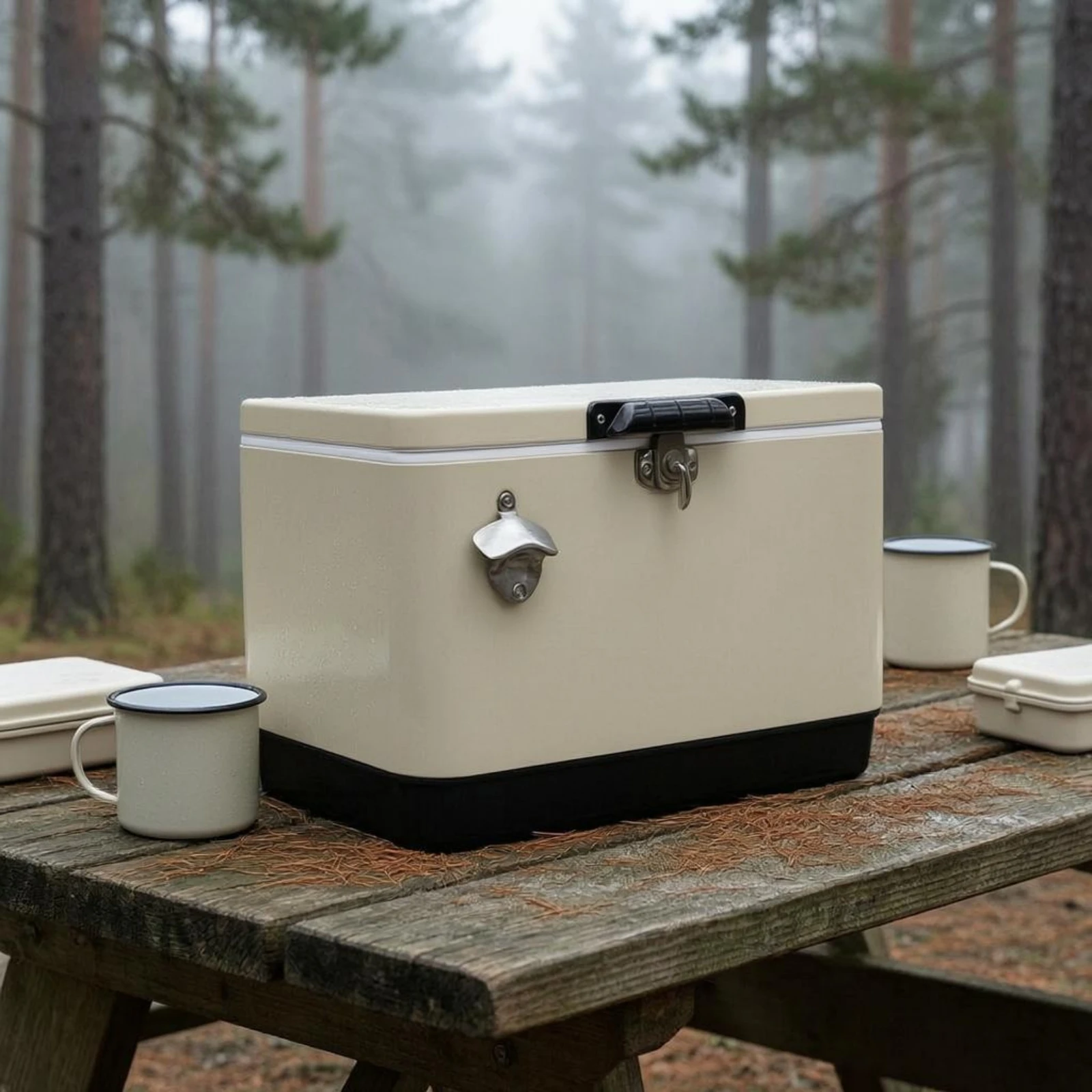 Insulated Cooler Box 30 L Hard-Shell Cooler Ice Chest Metal Latch Cooling Gear Bottle Opener for Camping, Picnics
Insulated Cooler Box 30 L Hard-Shell Cooler Ice Chest Metal Latch Cooling Gear Bottle Opener for Camping, Picnics