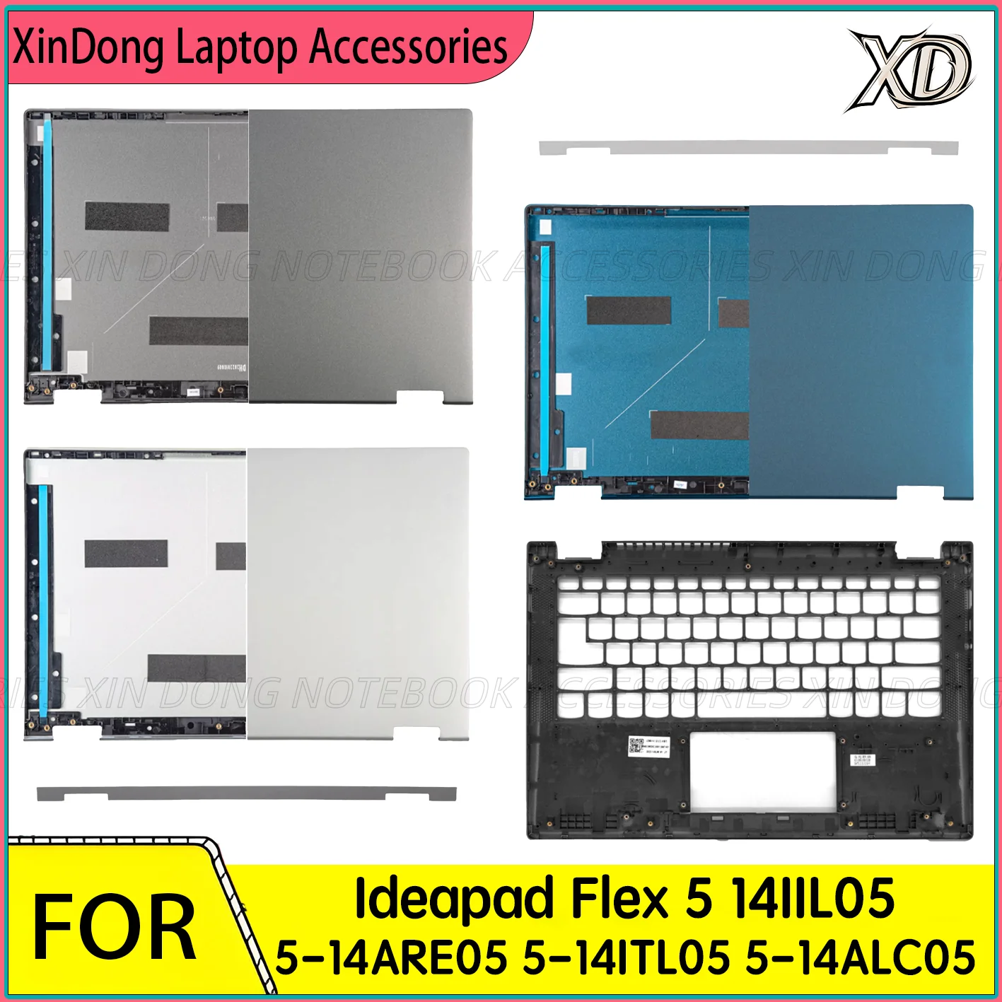 Чехол для ноутбука Ideapad Flex 5 14IIL05 5-14ARE05 5-14ITL05 5-14ALC05, задняя крышка ЖК-дисплея/подставка для рук/крышка шарнира
Чехол для ноутбука Ideapad Flex 5 14IIL05 5-14ARE05 5-14ITL05 5-14ALC05, задняя крышка ЖК-дисплея/подставка для рук/крышка шарнира