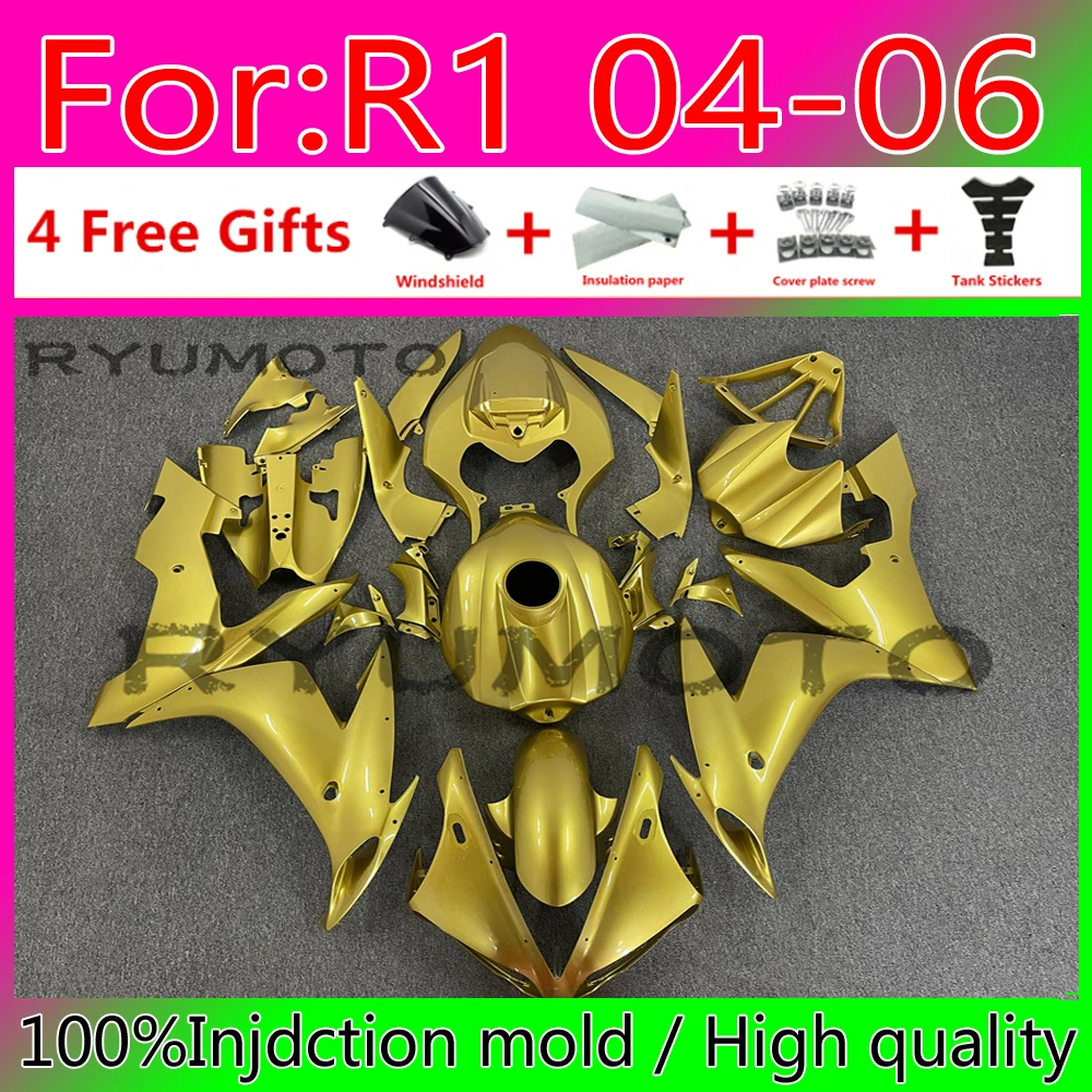 New ABS Injection Mold Motorcycle Fairings Kit Fit for YAMAHA YZF-R1 2004 2005 2006 R1 04 05 06 bodywork fairing
New ABS Injection Mold Motorcycle Fairings Kit Fit for YAMAHA YZF-R1 2004 2005 2006 R1 04 05 06 bodywork fairing