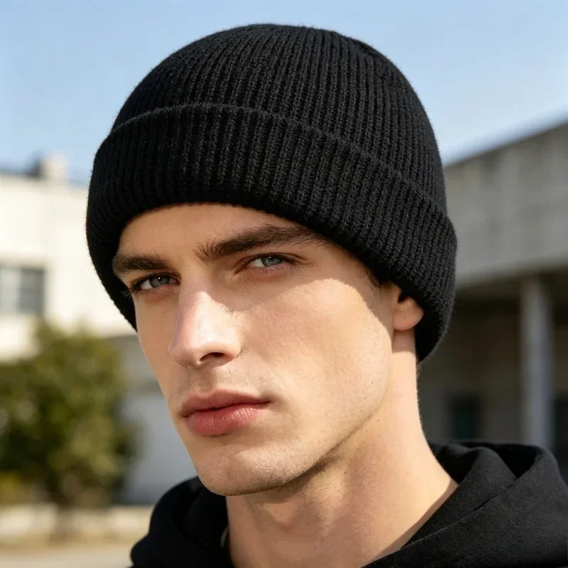 2026 Unisex Solid Black Knit Ski Melon Cap Winter Warm Soft Stretch Skull Cap Casual Street Style Outdoor Hat For Men Women
2026 Unisex Solid Black Knit Ski Melon Cap Winter Warm Soft Stretch Skull Cap Casual Street Style Outdoor Hat For Men Women