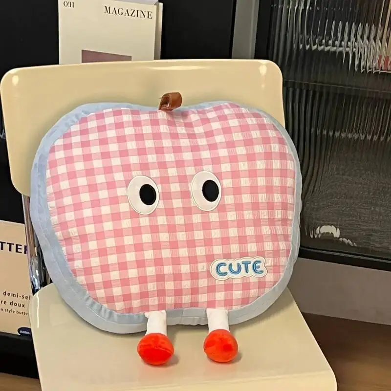 Pretty Plaid Apple Plush Toys Cozy Cotton Fabrics Cartoon Fruit Throw Pillow Fluffy Soothing Back Cushion Lovely Home Decor
Pretty Plaid Apple Plush Toys Cozy Cotton Fabrics Cartoon Fruit Throw Pillow Fluffy Soothing Back Cushion Lovely Home Decor