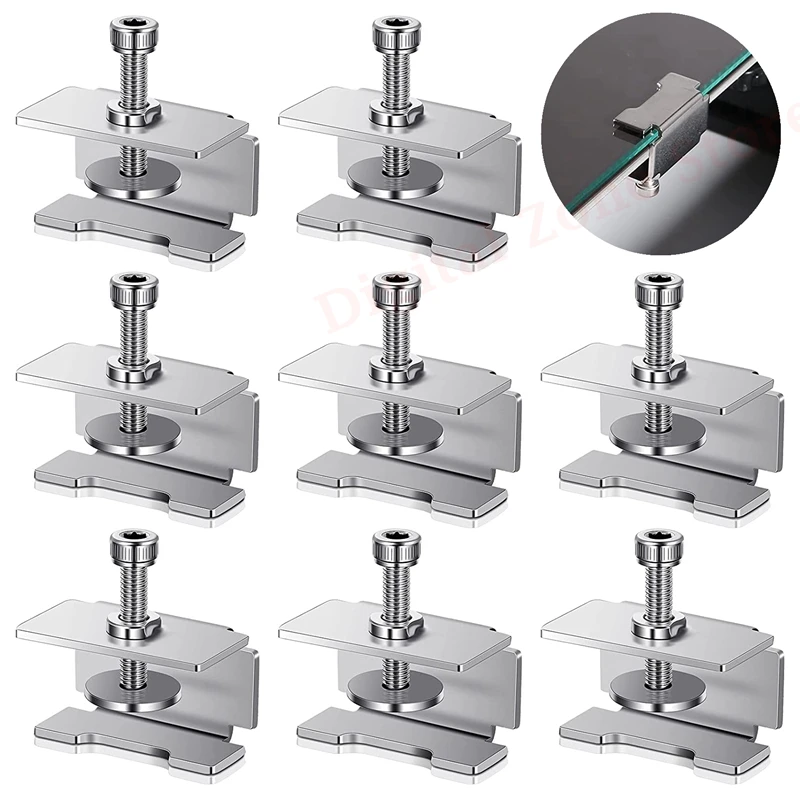 8Pcs Adjustable Glass Bed Clips Compatible with Creality CR-10/10S, Ender 3/3 Pro/3 V2/3S, Ender 5 3D Printer Hot Bed Clamps
8Pcs Adjustable Glass Bed Clips Compatible with Creality CR-10/10S, Ender 3/3 Pro/3 V2/3S, Ender 5 3D Printer Hot Bed Clamps