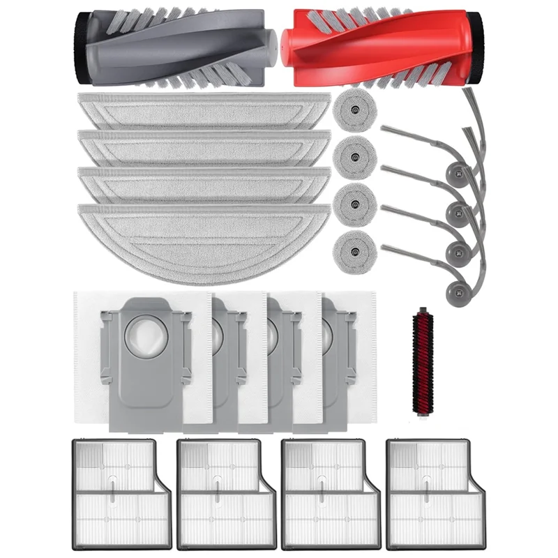 A65T-Robot Vacuum Cleaner Replacement Kit For Roborock Saros 10-Main Side Brush Dust Bags Wipes Filters Accessories
A65T-Robot Vacuum Cleaner Replacement Kit For Roborock Saros 10-Main Side Brush Dust Bags Wipes Filters Accessories