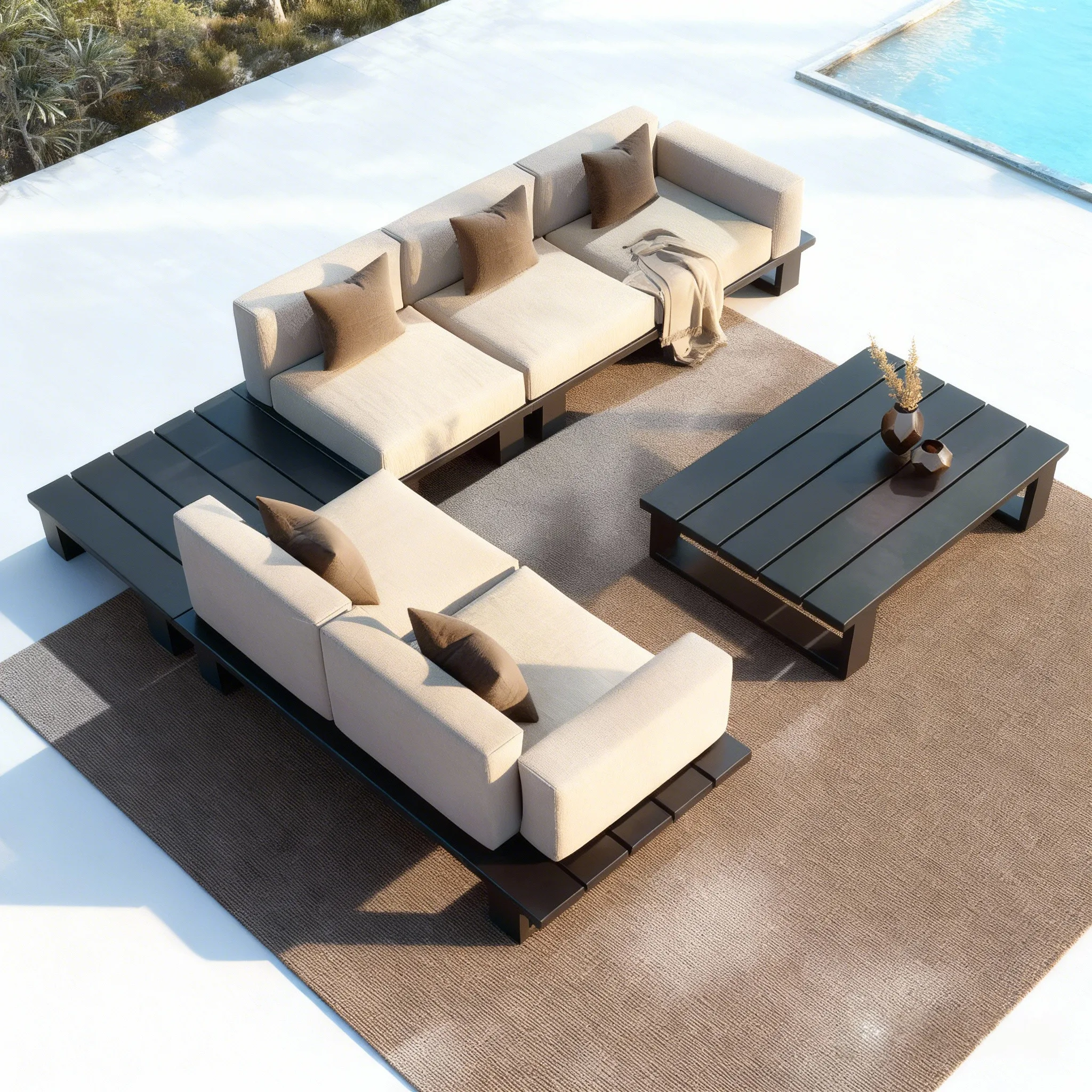!@Dwoo Luxury Aluminum Sofa 5 Piece Set Balcony Patio Garden Outdoor Casual Conversation Sectional Sofa Set
!@Dwoo Luxury Aluminum Sofa 5 Piece Set Balcony Patio Garden Outdoor Casual Conversation Sectional Sofa Set
