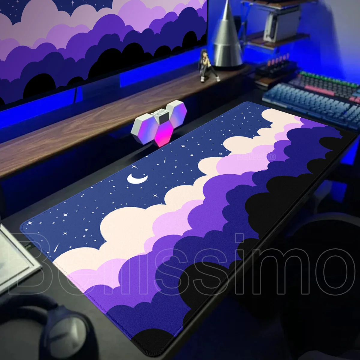 Large Anime Moon Mouse Pad Cartoon Clouds Non-slip Rubber PC Gaming LockEdge Mats XXL Computer Keyboard Kawaii Desk Accessories
Large Anime Moon Mouse Pad Cartoon Clouds Non-slip Rubber PC Gaming LockEdge Mats XXL Computer Keyboard Kawaii Desk Accessories