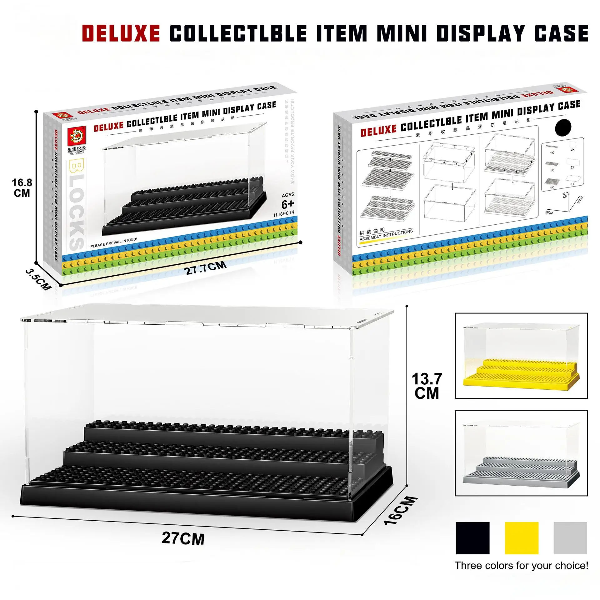 Building Blocks Model Acrylic Transparent Mini Display Box Assemble Dust Cover Figures Toys Protection Showcase Storage Box
Building Blocks Model Acrylic Transparent Mini Display Box Assemble Dust Cover Figures Toys Protection Showcase Storage Box