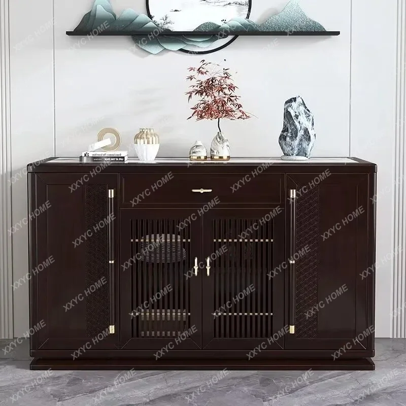 XX New Chinese-style dining side cabinet, ebony wood porch cabinet, living room, modern simple integrated wall chest
XX New Chinese-style dining side cabinet, ebony wood porch cabinet, living room, modern simple integrated wall chest