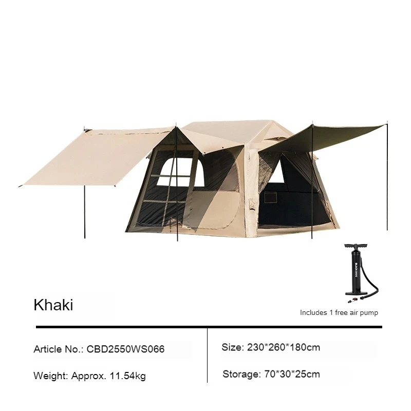 Bestseller BLAOG Inflatable With Extended Canopy Hut Portable Folding Outdoor Camping Overnight Quick-Release Roof Automatic Ten
Bestseller BLAOG Inflatable With Extended Canopy Hut Portable Folding Outdoor Camping Overnight Quick-Release Roof Automatic Ten