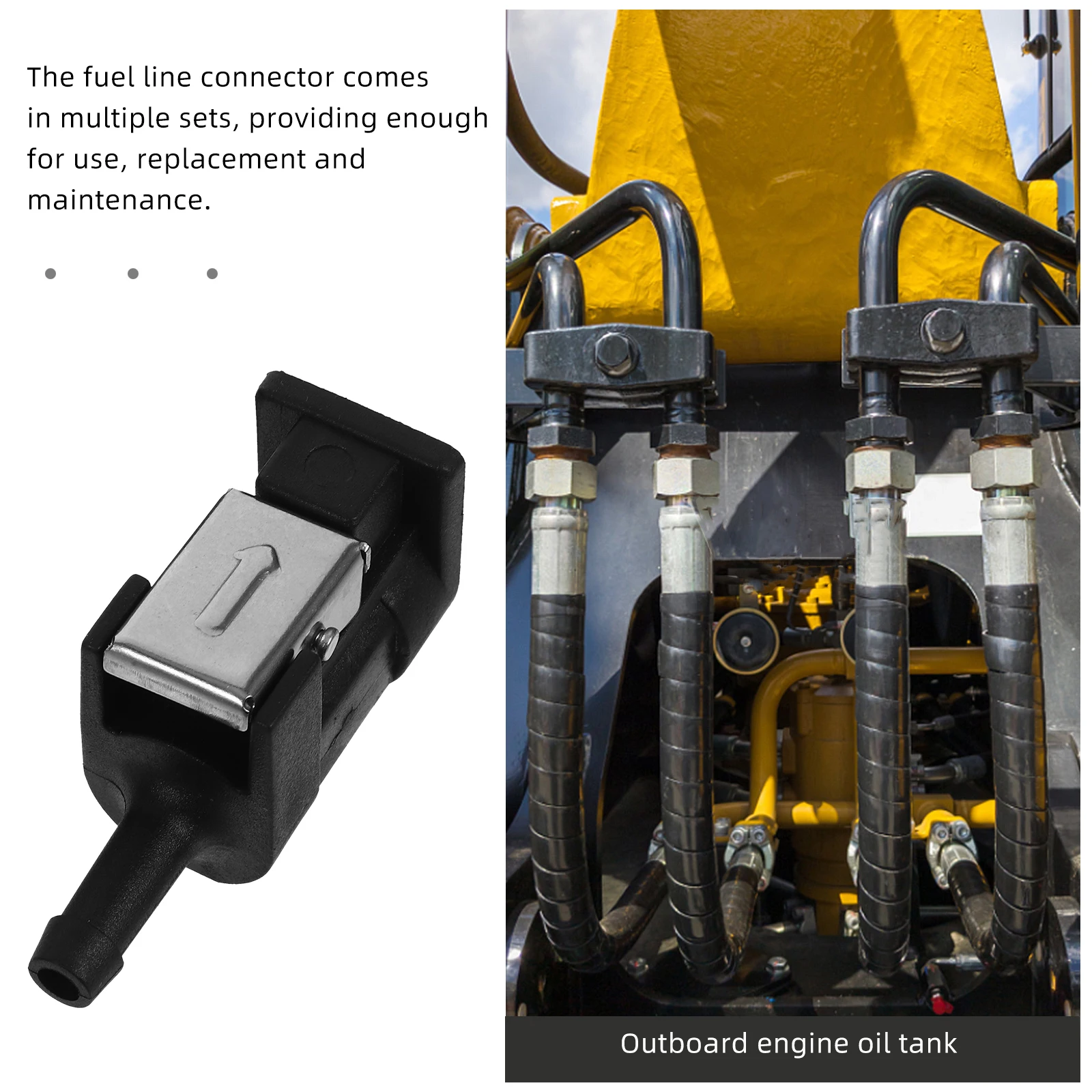 Fuel Line Connectors NBR Rubber Aluminum Joint Hose Pipe Fittings Outboard Motor Boat Engine Oil Tank Accessories Fuel Pump
Fuel Line Connectors NBR Rubber Aluminum Joint Hose Pipe Fittings Outboard Motor Boat Engine Oil Tank Accessories Fuel Pump