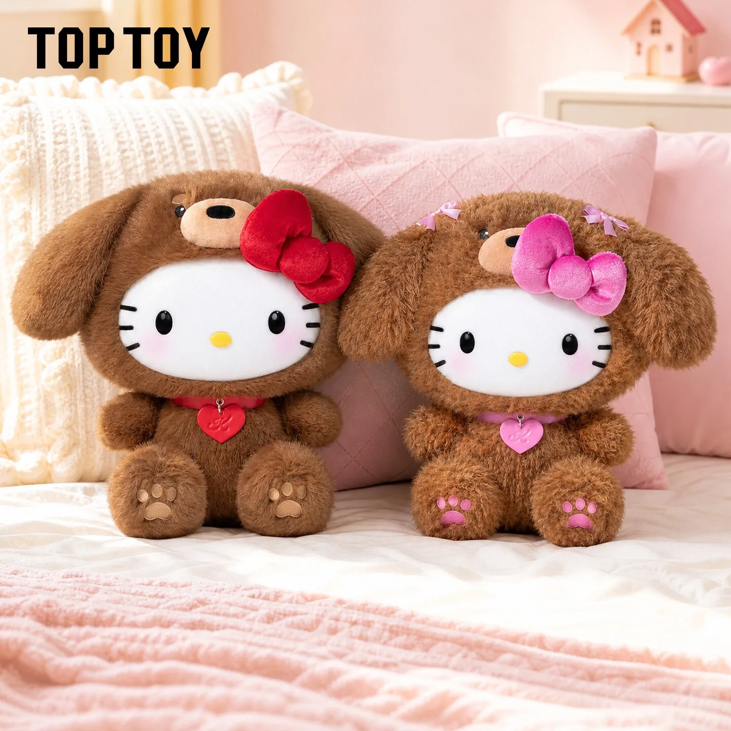 TOPTOY Hello Kitty Cure Poodle & Lucky Dachshund Style Plush Doll Throw Pillow Cute Cartoon Gift
TOPTOY Hello Kitty Cure Poodle & Lucky Dachshund Style Plush Doll Throw Pillow Cute Cartoon Gift