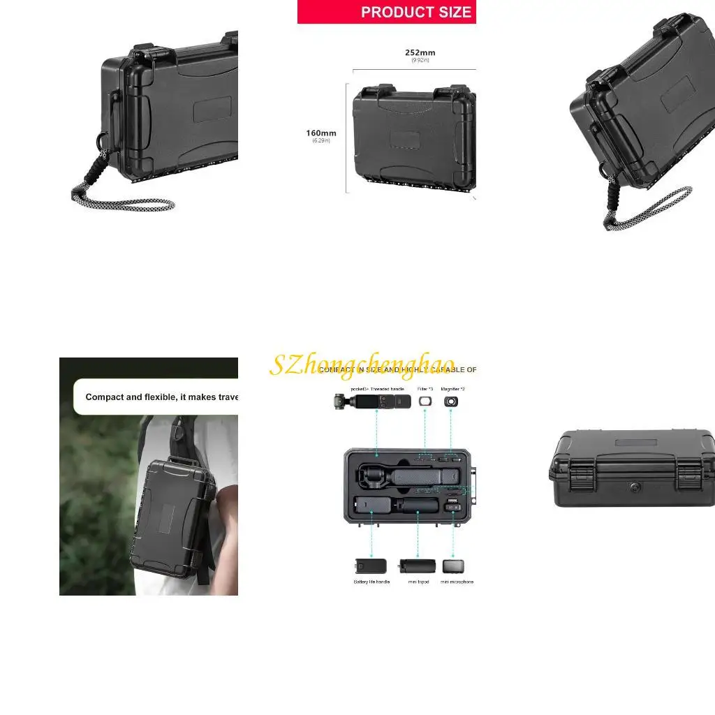 Shockproof ABS Case For OsmoAction Cameras With Customized Storage Compartments Waterproof Design For Outdoor Activity 601D
Shockproof ABS Case For OsmoAction Cameras With Customized Storage Compartments Waterproof Design For Outdoor Activity 601D