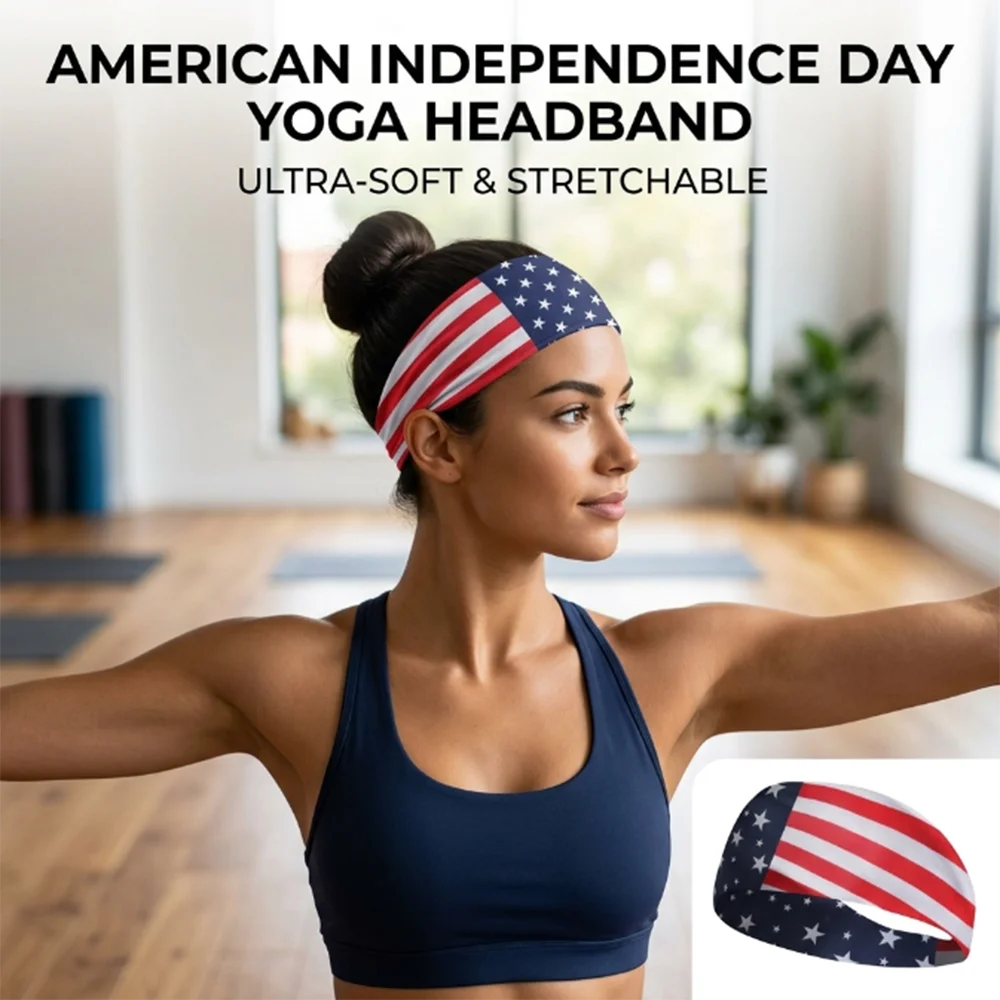 Sports Headband American Flag Stars Stripes Sweatband July 4th Yoga Hair Band For Men Women Running Daily Sports Headband
Sports Headband American Flag Stars Stripes Sweatband July 4th Yoga Hair Band For Men Women Running Daily Sports Headband