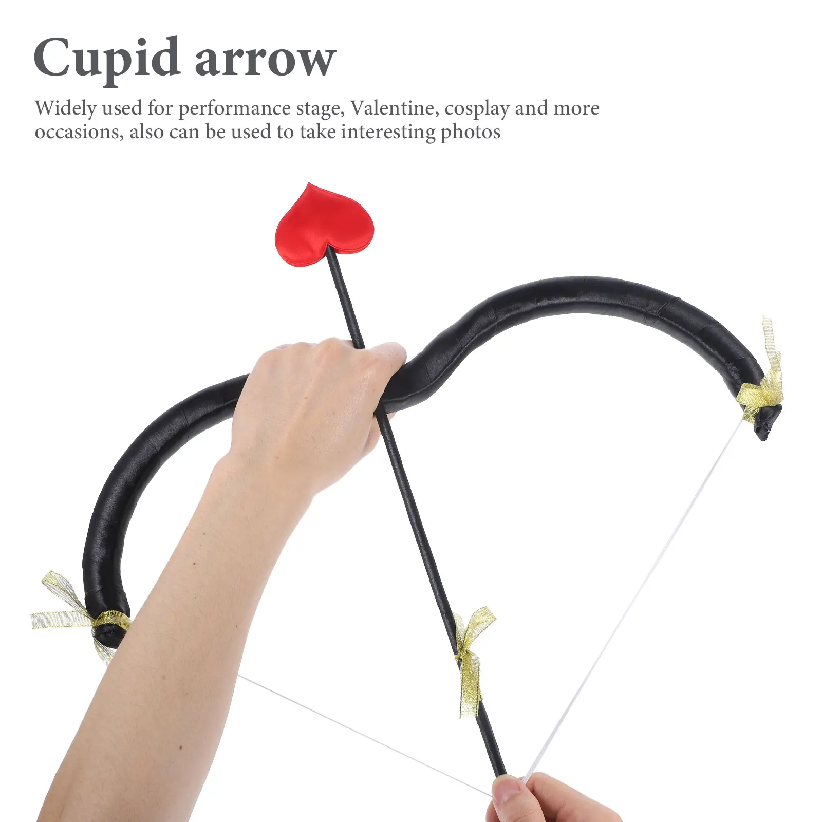 Cupid Arrow Props Cosplay Costume Accessory Valentines Bow Valentine's Black Kit Accessories
Cupid Arrow Props Cosplay Costume Accessory Valentines Bow Valentine's Black Kit Accessories