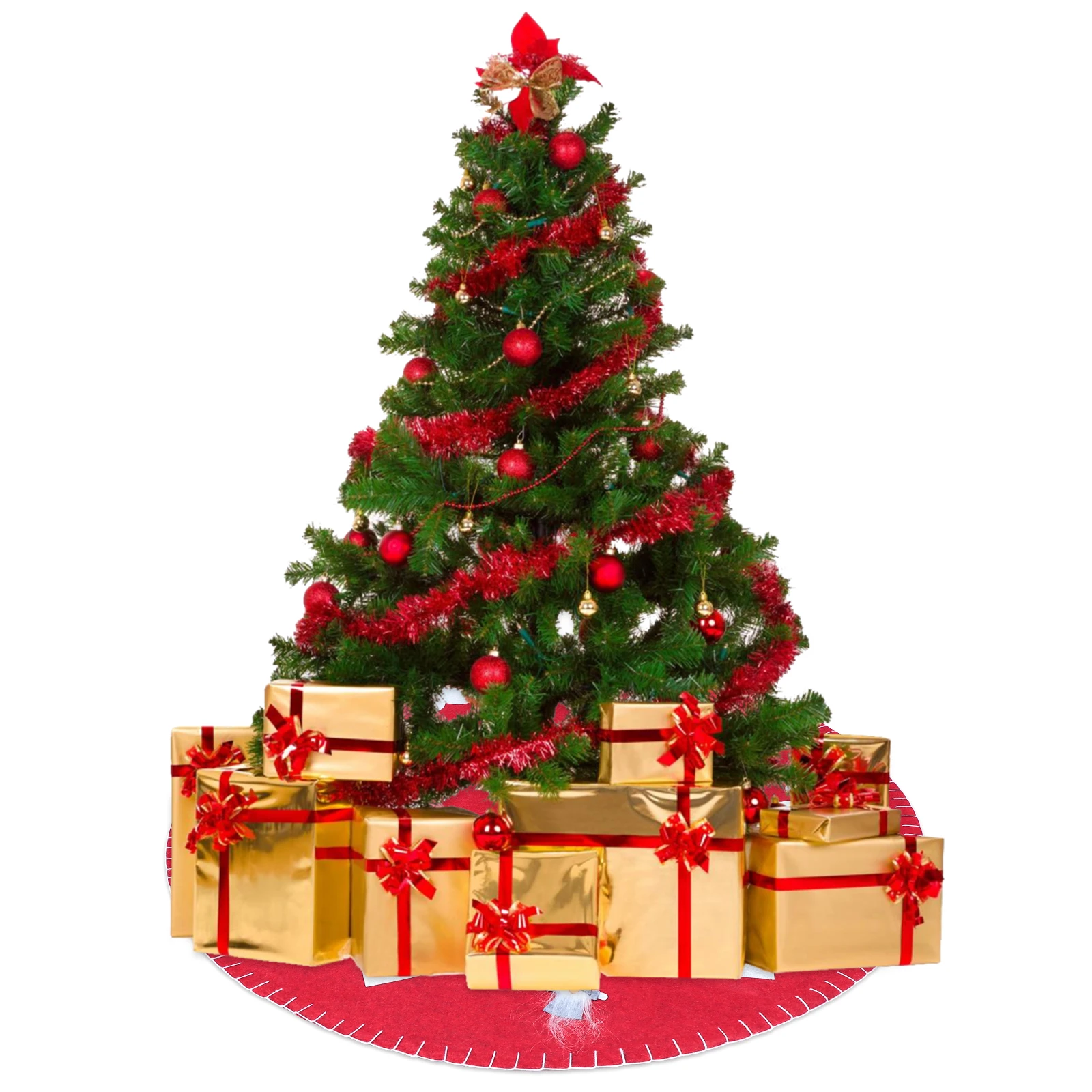 Decorations Christmas Tree Skirt Dresses Holiday Party Supplies Red Cloth Elder
Decorations Christmas Tree Skirt Dresses Holiday Party Supplies Red Cloth Elder