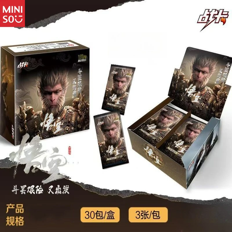 Черный миф Wukong, толстая коллекция карт, аниме, периферийные устройства для лица, судьба, обезьяна, брат, железный вентилятор, принцесса, лазерная флэш-карточная игра
Черный миф Wukong, толстая коллекция карт, аниме, периферийные устройства для лица, судьба, обезьяна, брат, железный вентилятор, принцесса, лазерная флэш-карточная игра