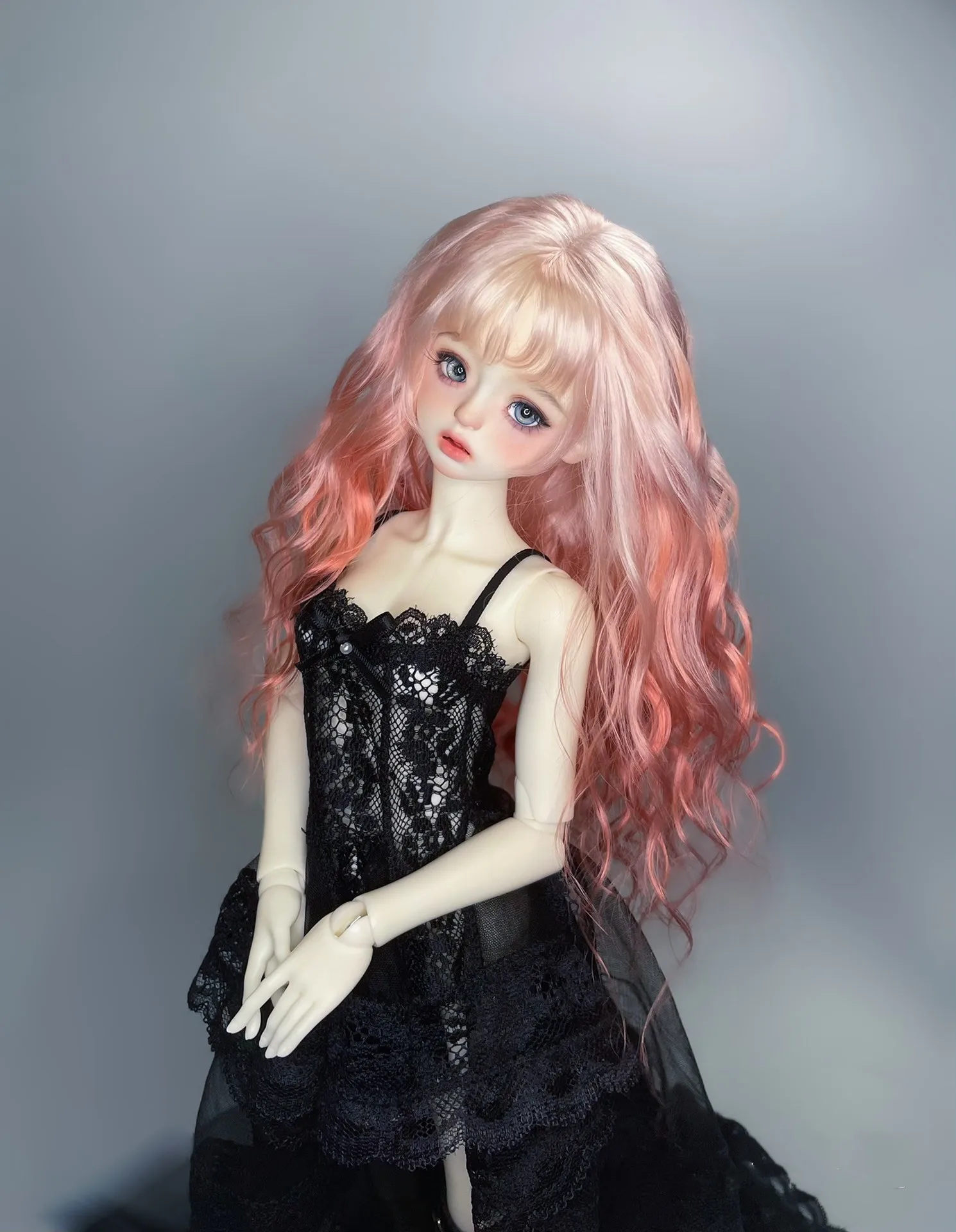 Hair For Doll 1/4 BJD Doll Wig, Tretch Hair Net Mohair Wig, Peach Tone Change Curl 1 Piece
Hair For Doll 1/4 BJD Doll Wig, Tretch Hair Net Mohair Wig, Peach Tone Change Curl 1 Piece