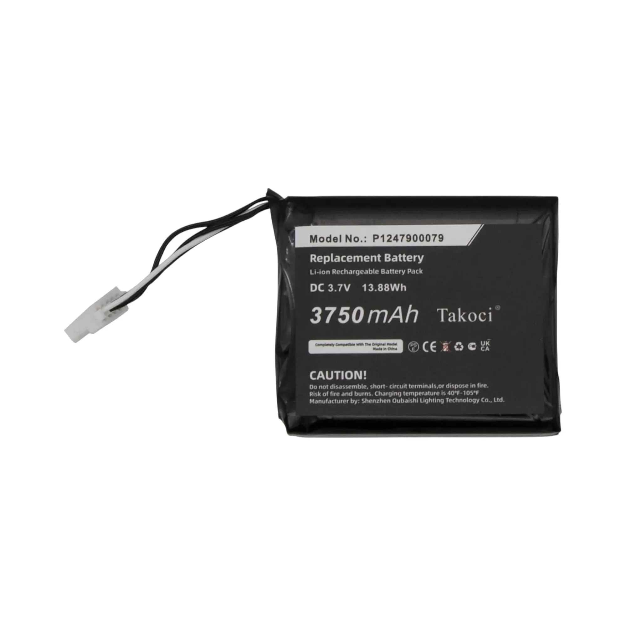 Replacement Battery 3750mAh for Masimo,Radical-7 9500 Touchscreen,Radical Pulse Oximeter,Radical-7 Touch Pulsoximeter, 23794
Replacement Battery 3750mAh for Masimo,Radical-7 9500 Touchscreen,Radical Pulse Oximeter,Radical-7 Touch Pulsoximeter, 23794