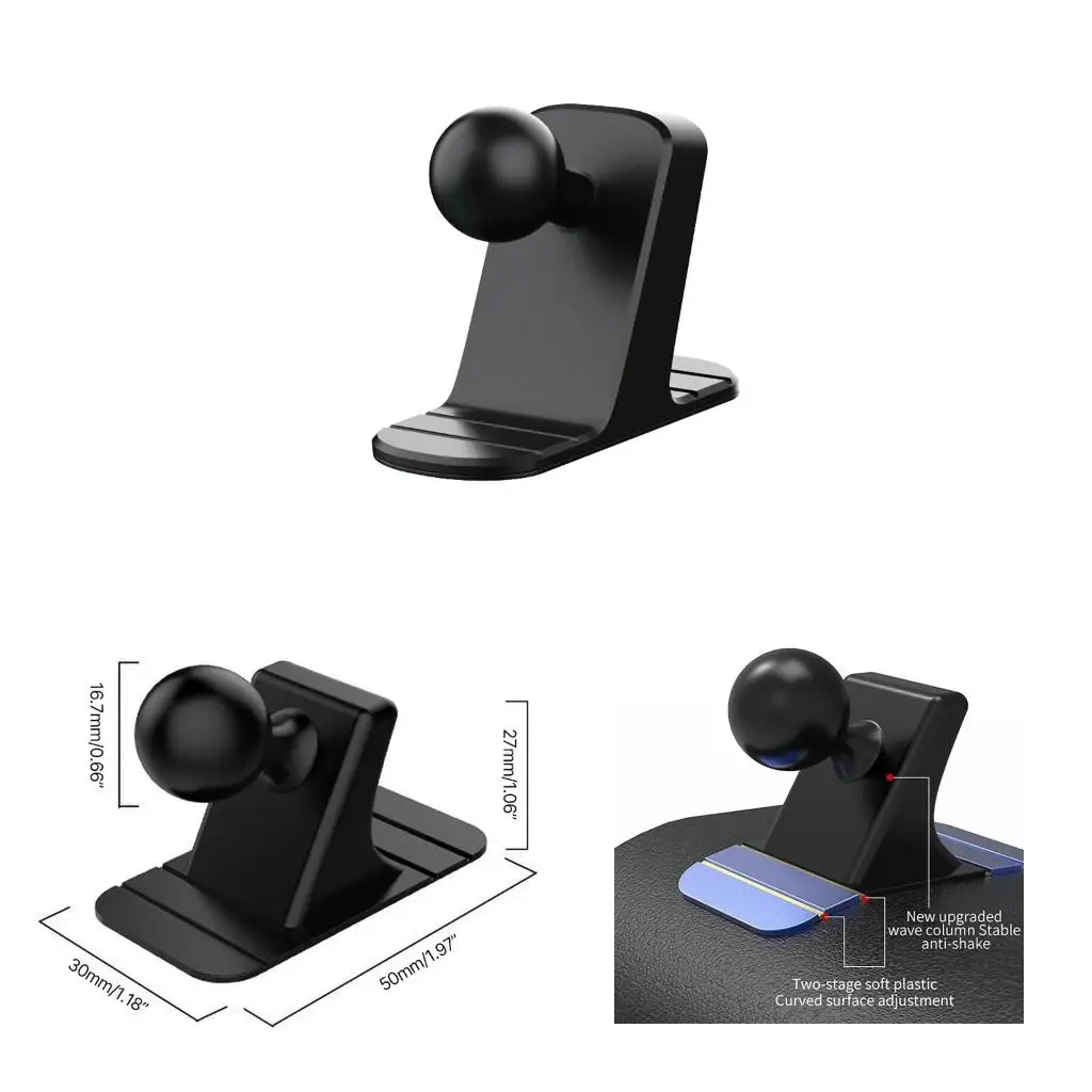 Ball Head Bracket with Sticky-Base for Mobile Phone DVR Camera Car Dashboard Desk Holder Fixing Stand
Ball Head Bracket with Sticky-Base for Mobile Phone DVR Camera Car Dashboard Desk Holder Fixing Stand